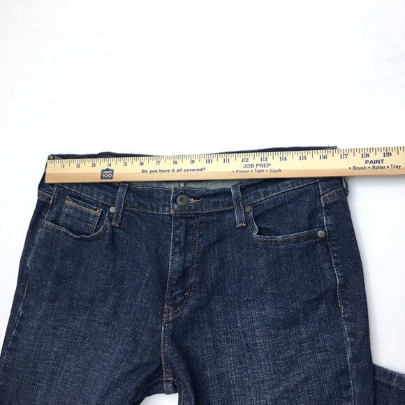 Levi's 515 Women's Jeans Boot Cut Dark Wash Stretch size 12 length 32" - Picture 5 of 11